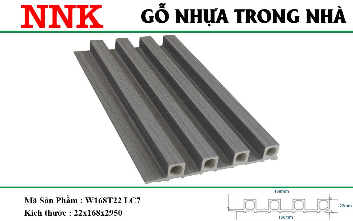 Tấm nhựa ốp tường, ốp trần lam 4 sóng cao tại Dĩ An, Bình Dương NNK 07